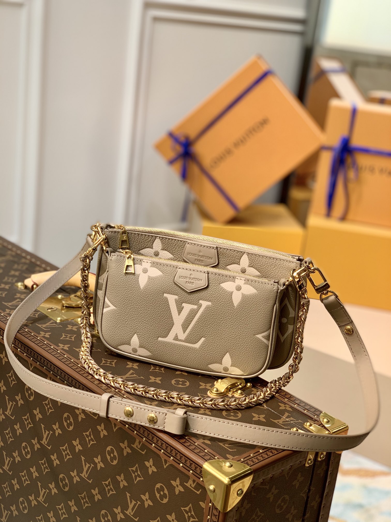l0*is V*t0n multi pochette accessories-24 x 13.5 x 4cm