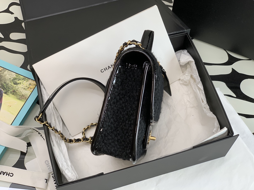 Ch@nel Flap Bag-17*20.5*6CM
