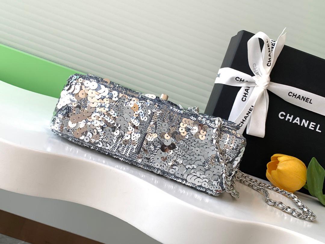 Ch@nel Flap Bag-14*21*8CM