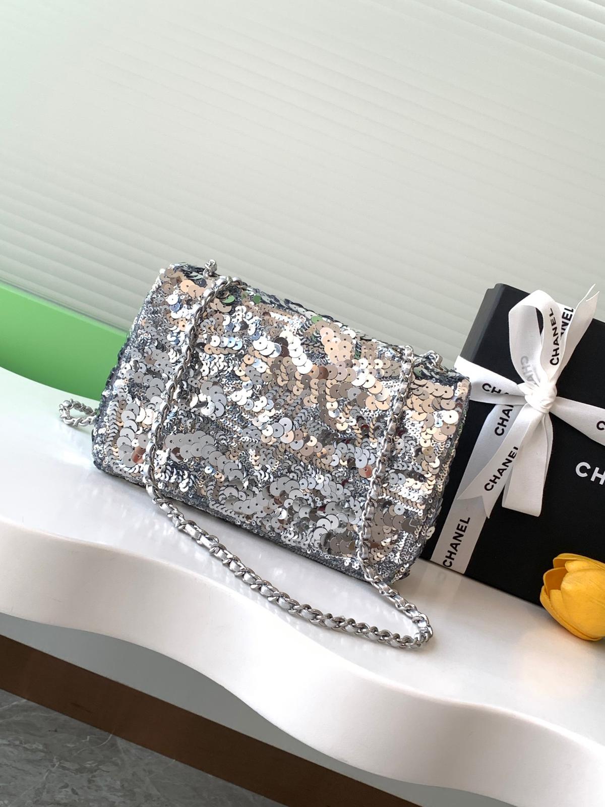 Ch@nel Flap Bag-14*21*8CM