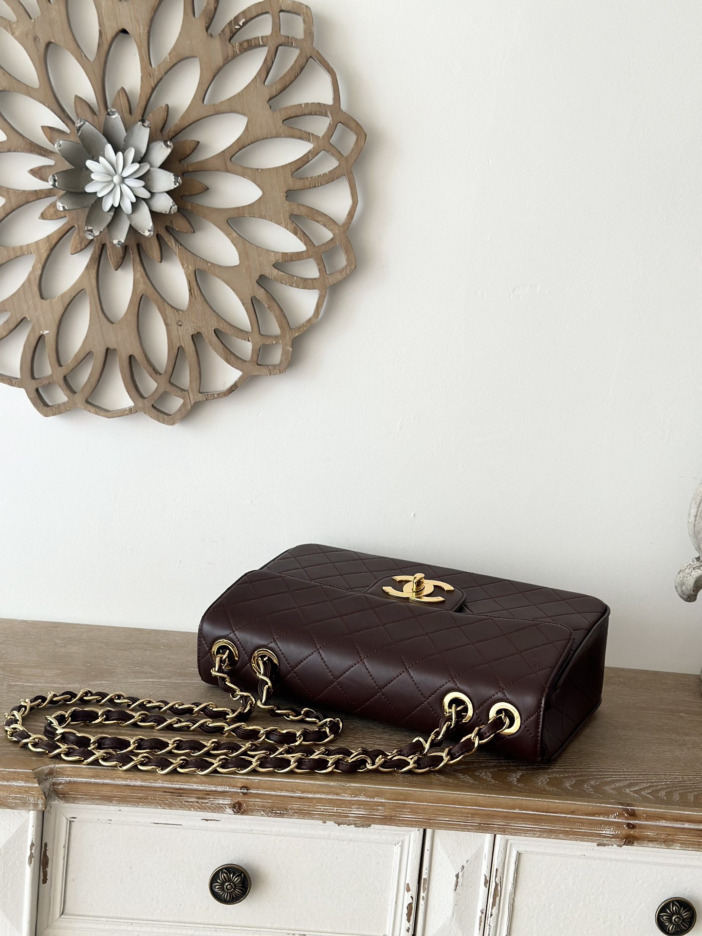 Ch@nel Vintage Flap Bag-30*21*8CM
