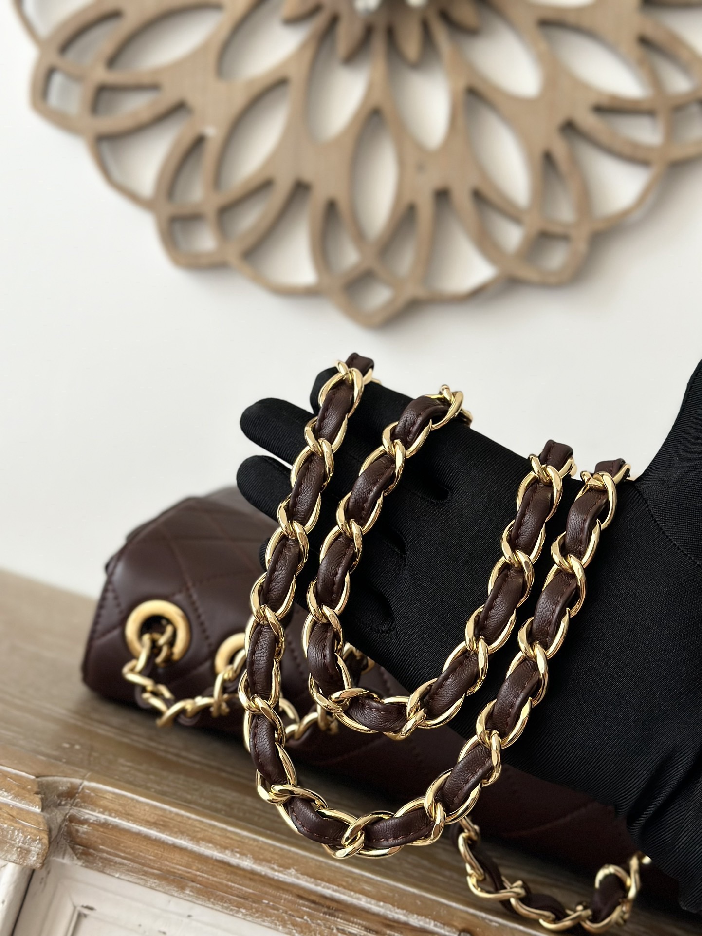 Ch@nel Vintage Flap Bag-30*21*8CM