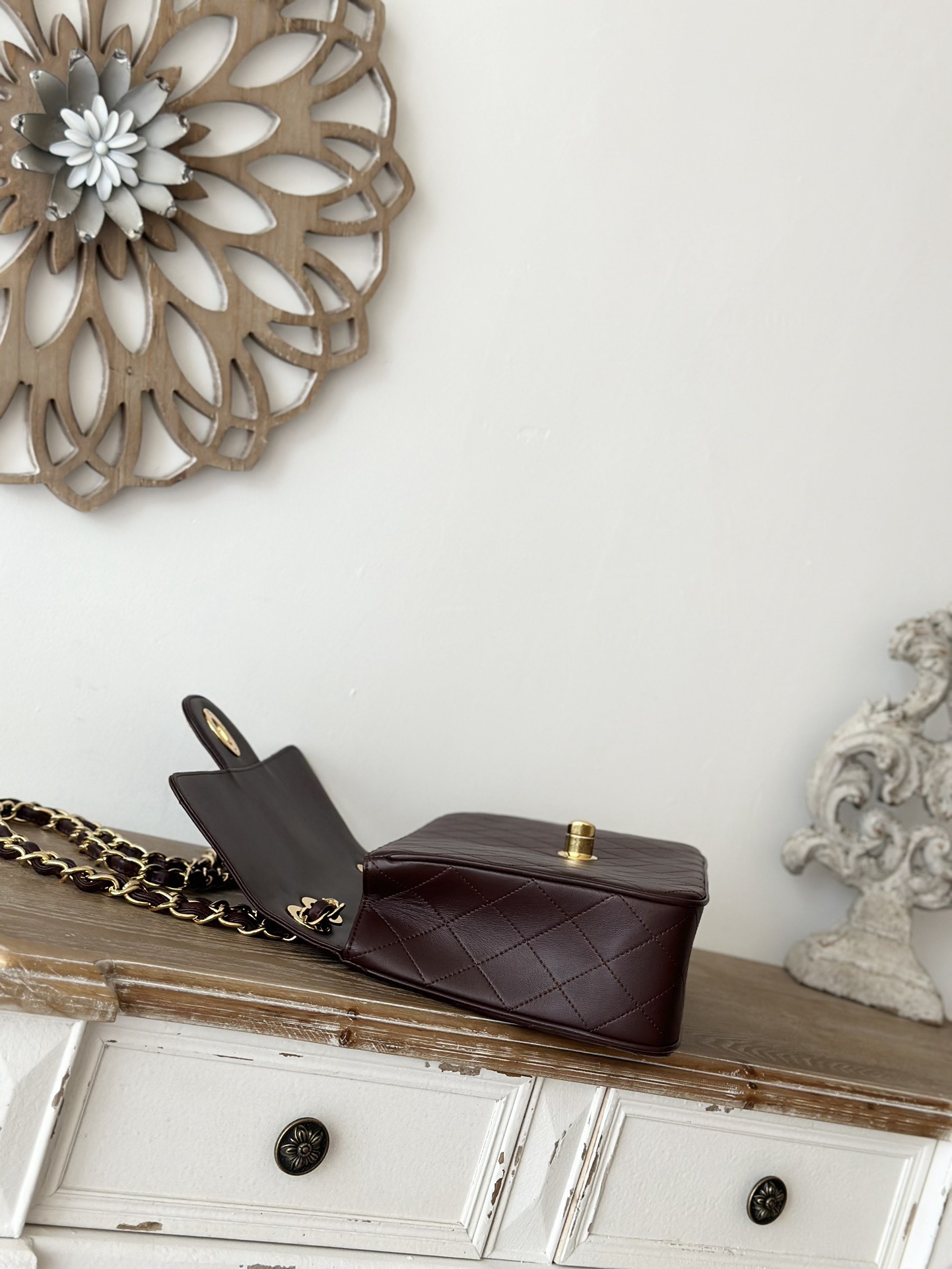 Ch@nel Vintage Flap Bag-30*21*8CM