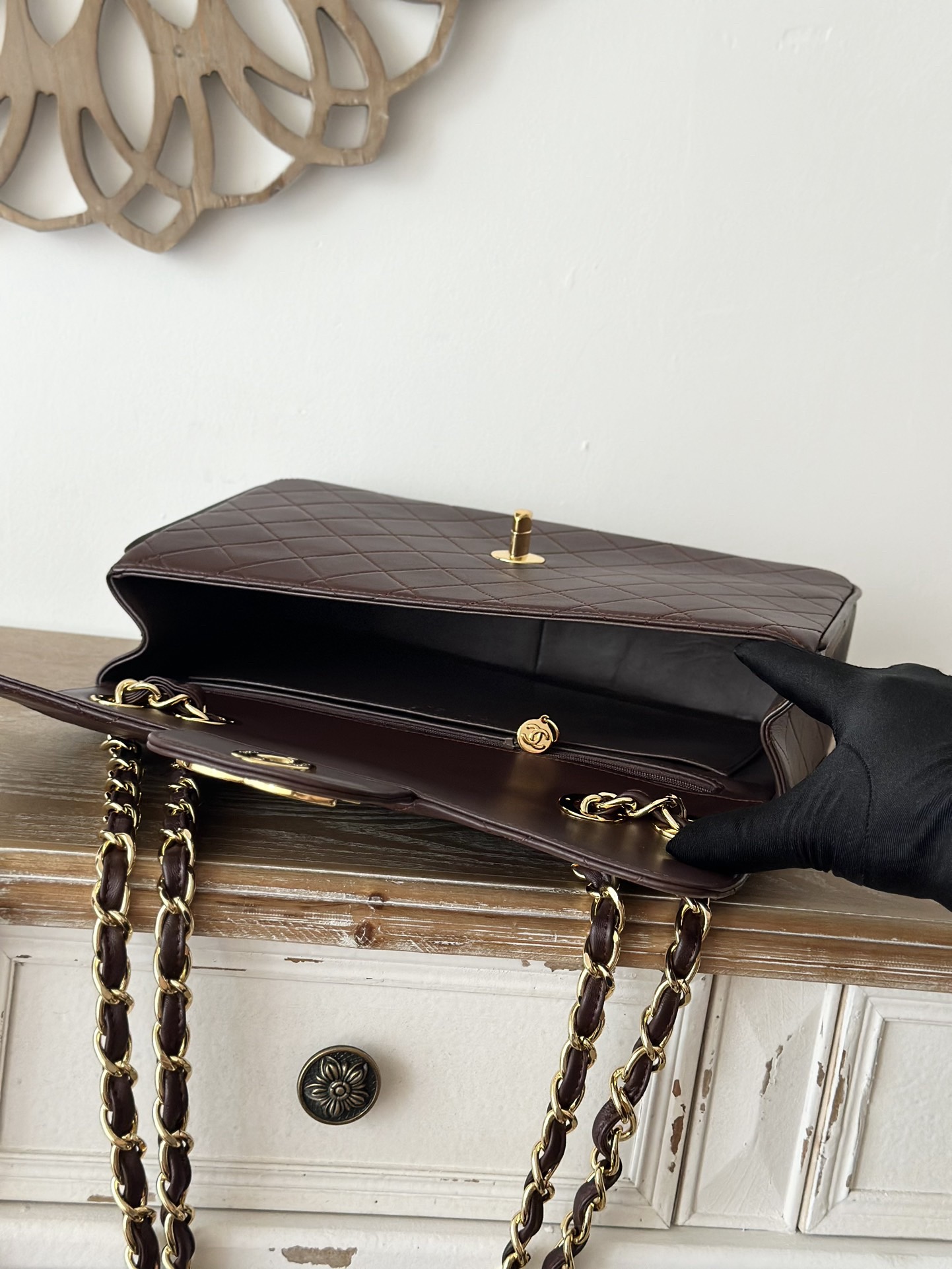 Ch@nel Vintage Flap Bag-30*21*8CM