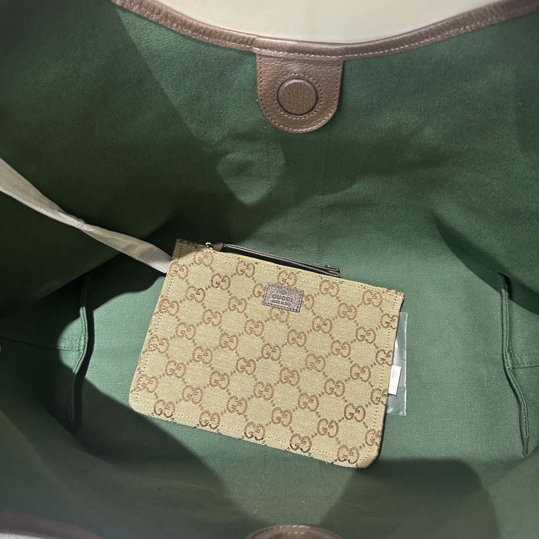 Gucc*Giglio Large Tote Bag In Beige And Brown GG Canvas-60*47*16CM