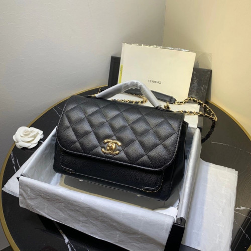 Ch@nel Flap Bag-23*16*8CM