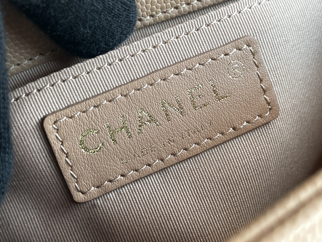 Ch@nel Boy Bag-Gravy-20CM