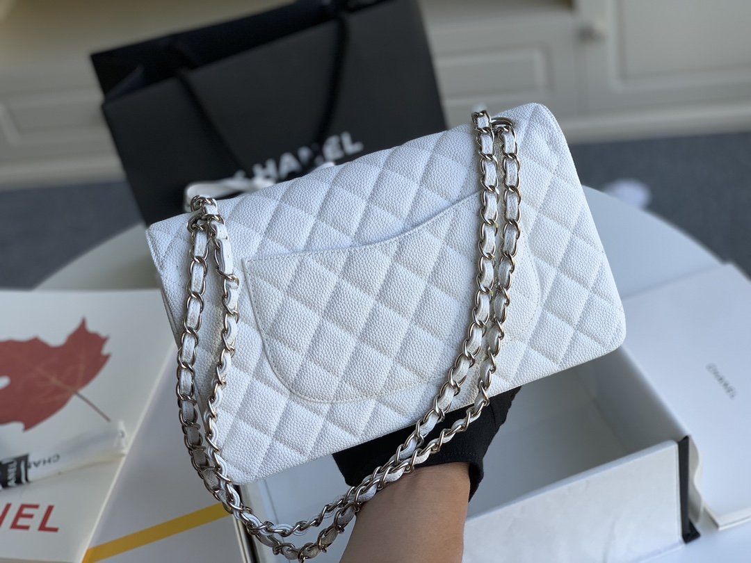 Ch@nel Flap Bag-Caviar Leather-25CM