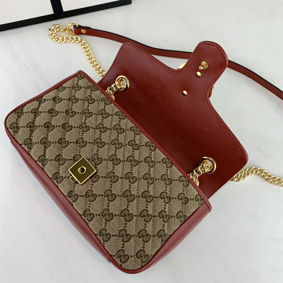 G*u*i marmont bag-26*15*7cm