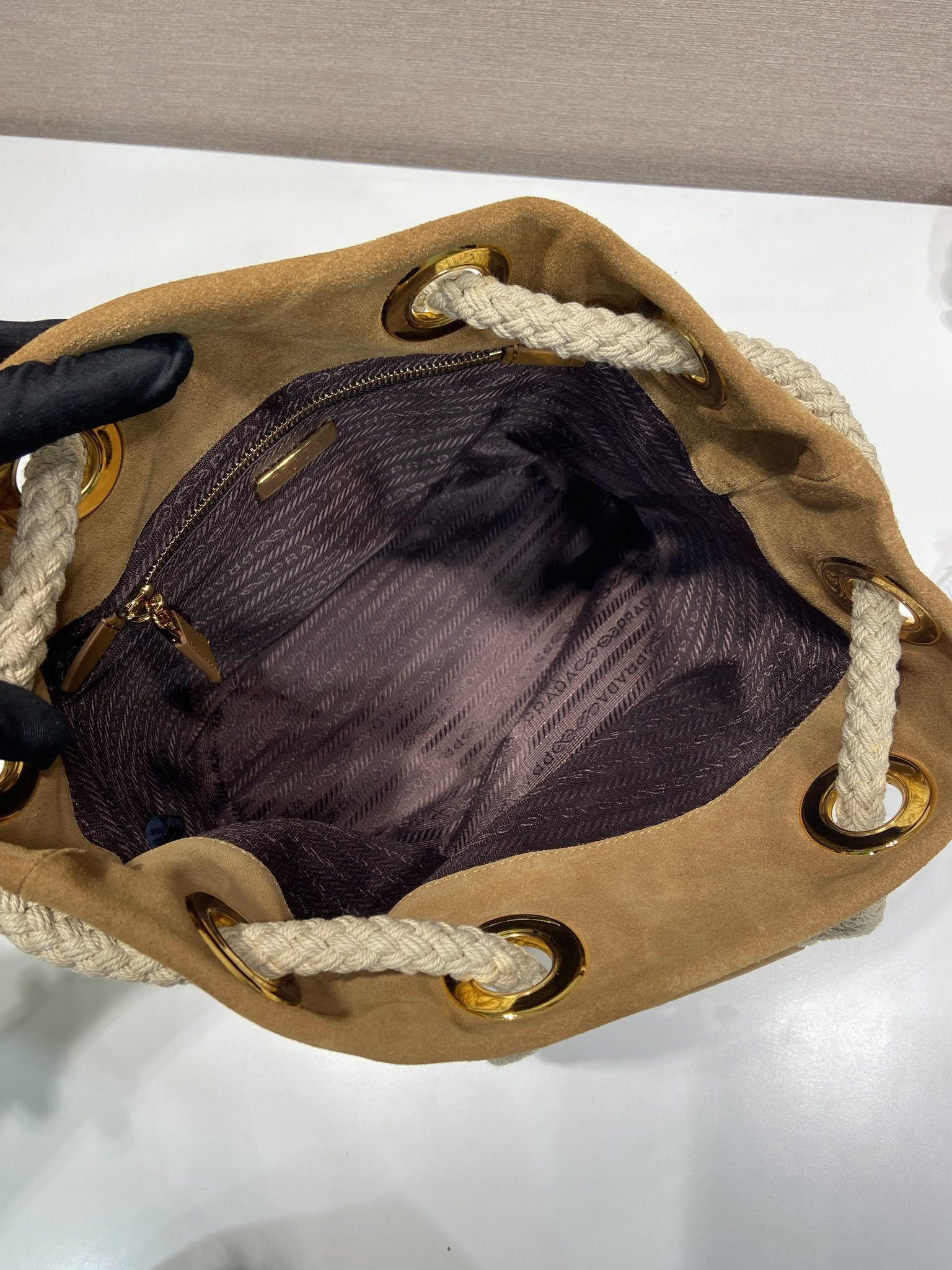 Prada Re-Nylon Bucket-1BE082-23.5*28*16.5CM