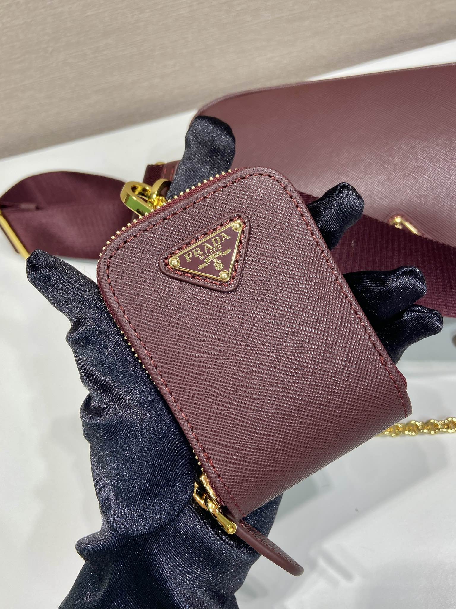 Prada Nylon Hobo Bag-1BH204-22*12*6CM
