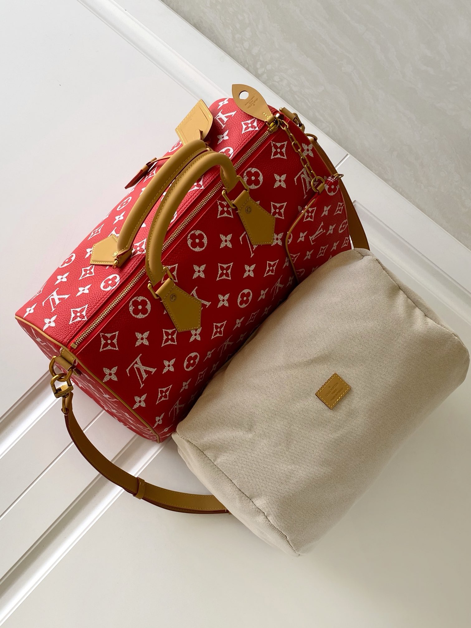 Louis Vuitton Speedy P9 Bandoulière 40 Monogram Leather -40 x 26 x 23CM