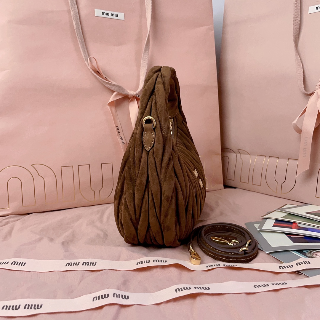 MiuMiu Wander Hobo Bag-23X13X7CM