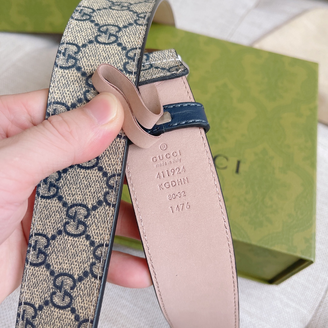 G*u*i belt-4cm