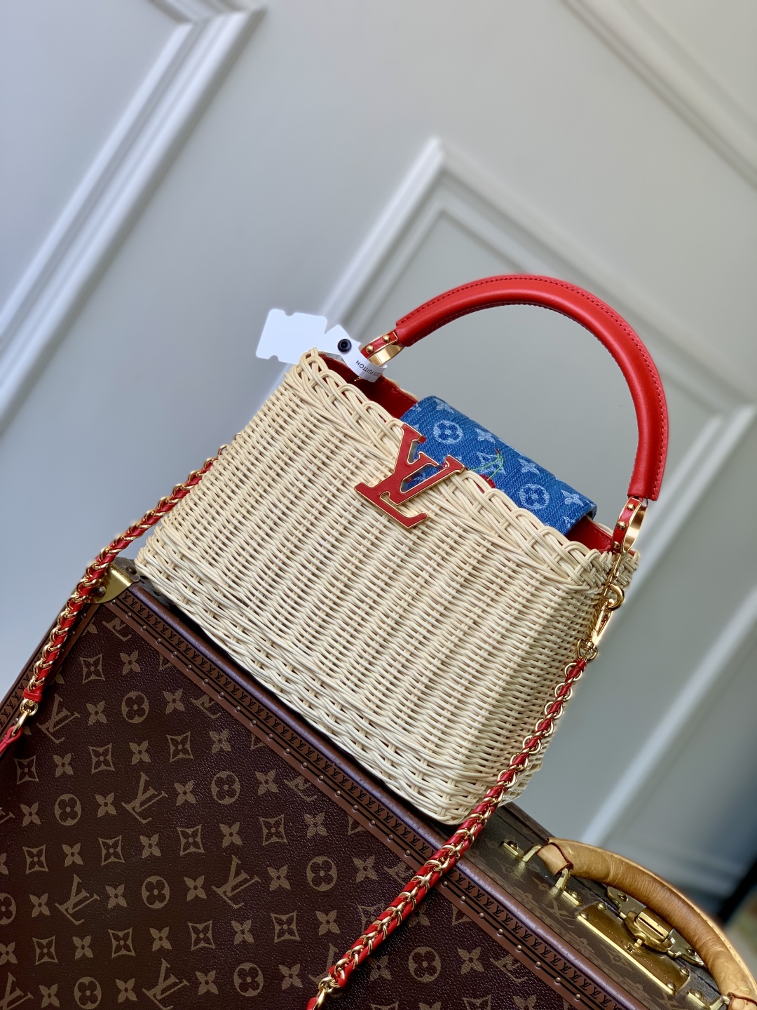 Louis Vuitton Capucines Handlebag-27*18*9CM