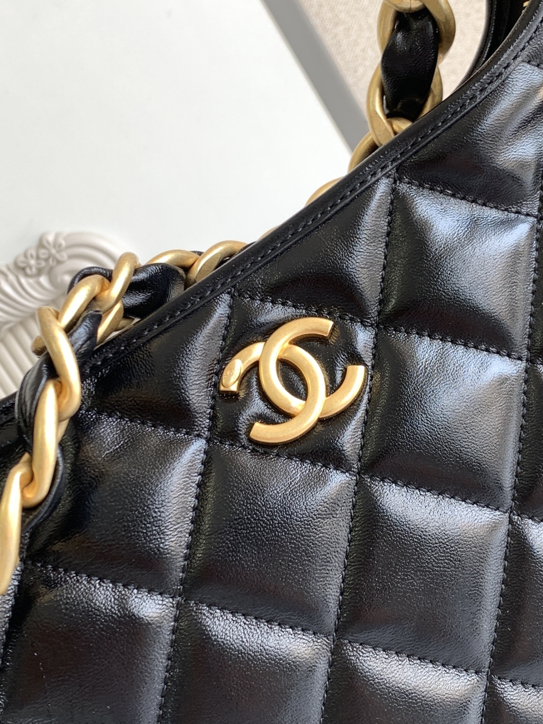 Ch@nel 2025SS Hobo Bag-32x30x12CM