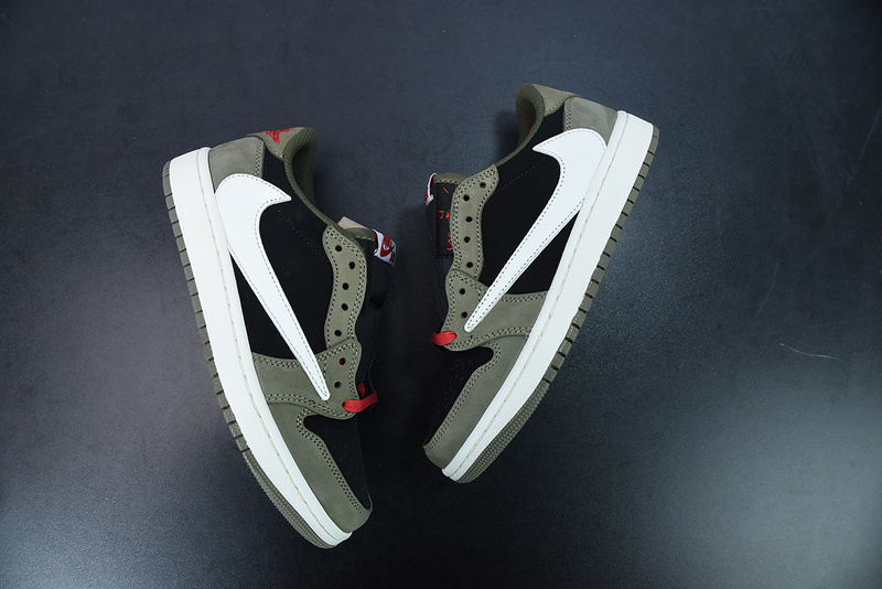 TRAVIS SCOTT X AIR JORDAN 1 LOW DARK MOCHA BLACK CQ4277-105