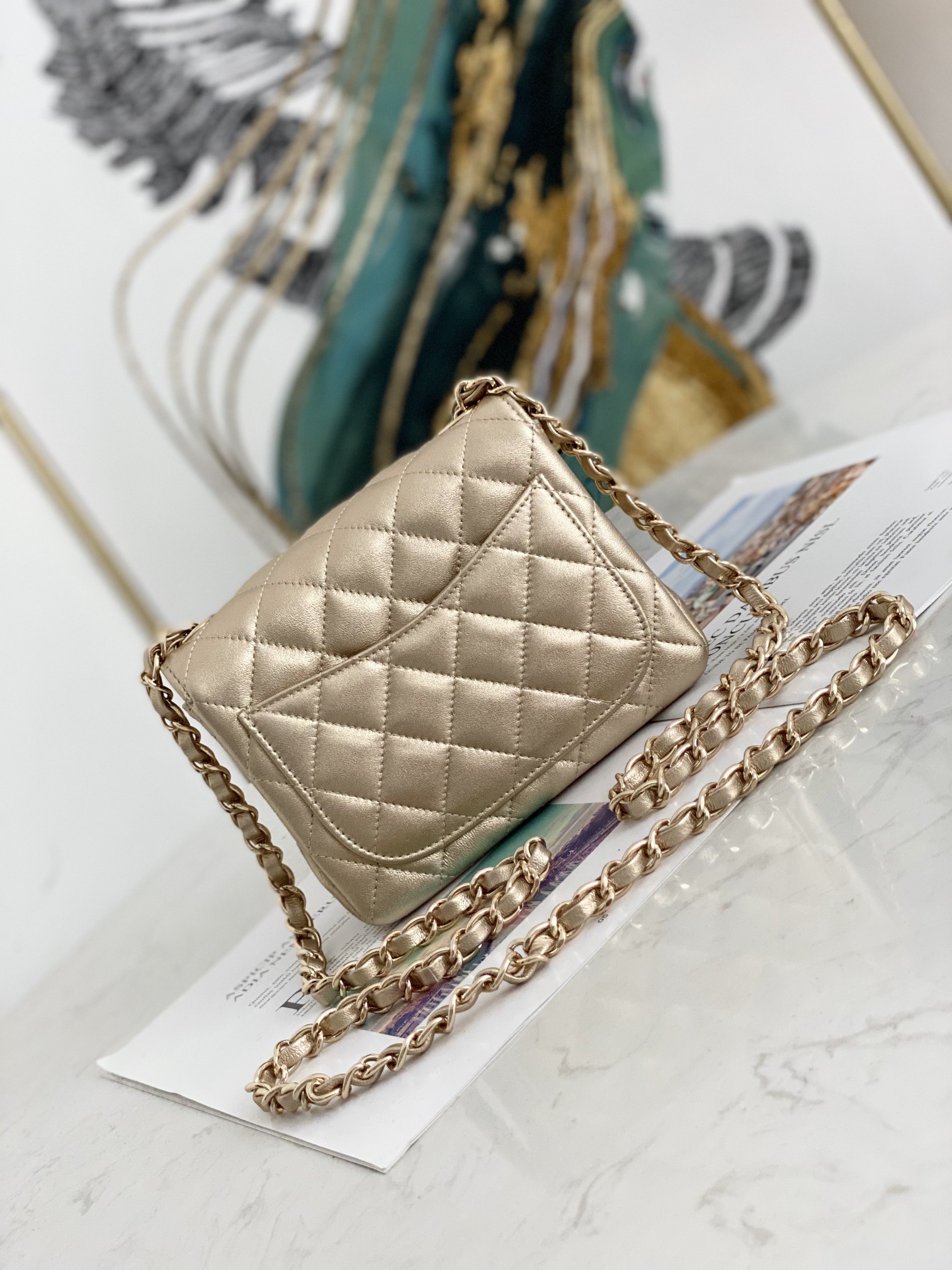 Ch@nel Flap Bag-17CM
