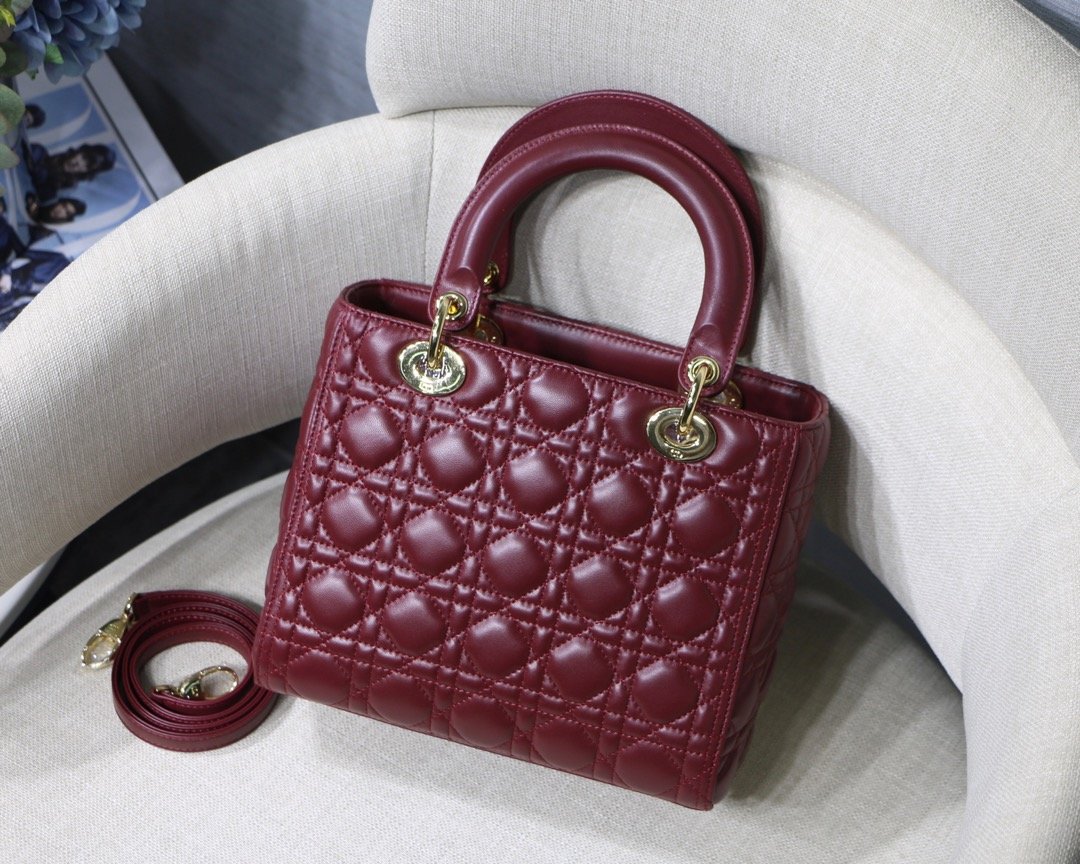 lady D*or handle bag-24cm