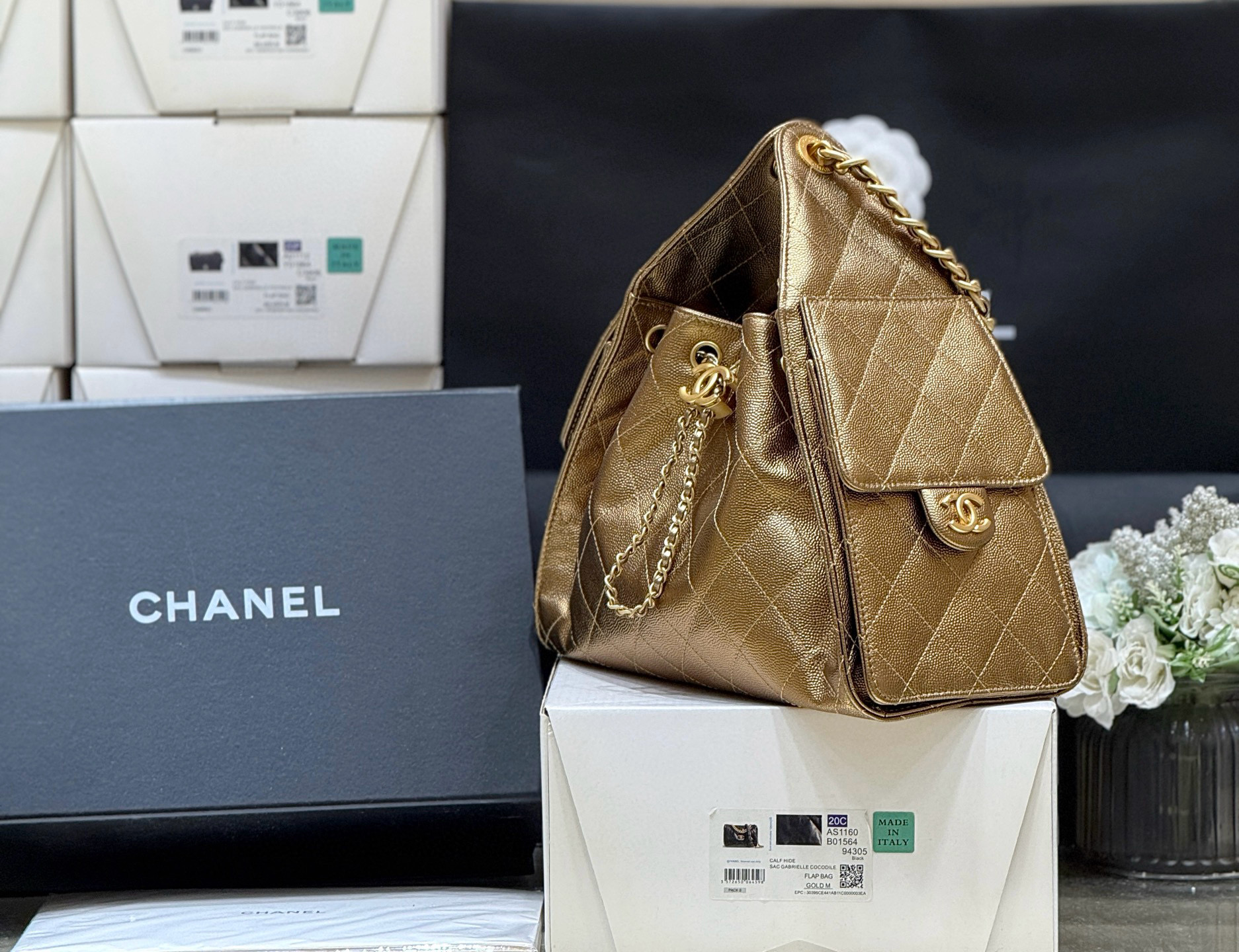 Ch@nel Bag--30*26*14CM