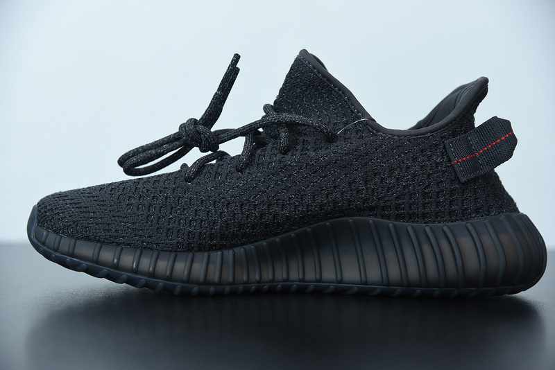 ADIDAS YEEZY BOOST 350 V2 "STATIC 3M" BLACK FU9007