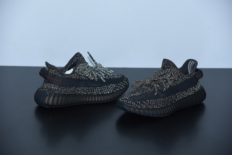 ADIDAS YEEZY BOOST 350 V2 "STATIC 3M" BLACK FU9007