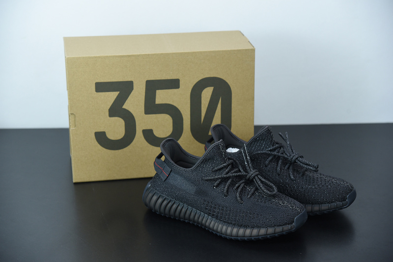 ADIDAS YEEZY BOOST 350 V2 "STATIC 3M" BLACK FU9007