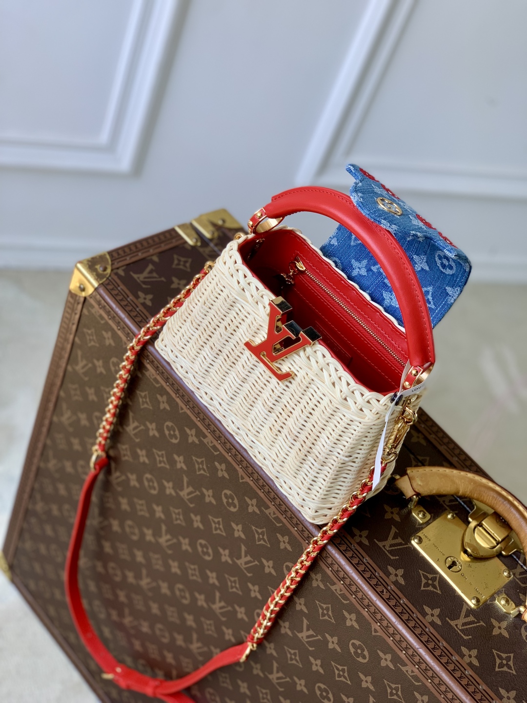 Louis Vuitton Mini Capucines Handlebag-21*14*8CM