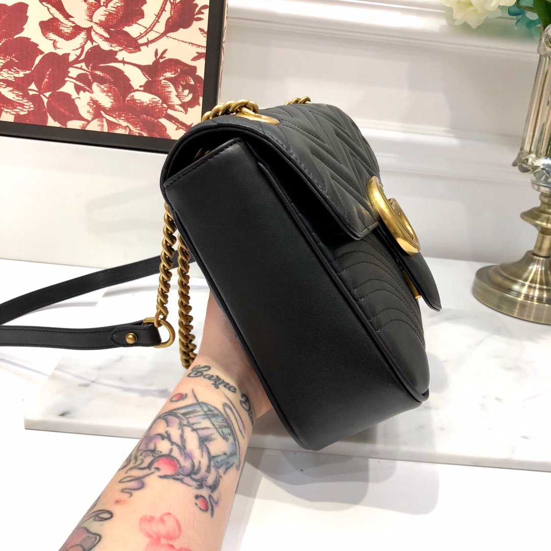 G*u*i gg marmont chain bag-31*19*7cm