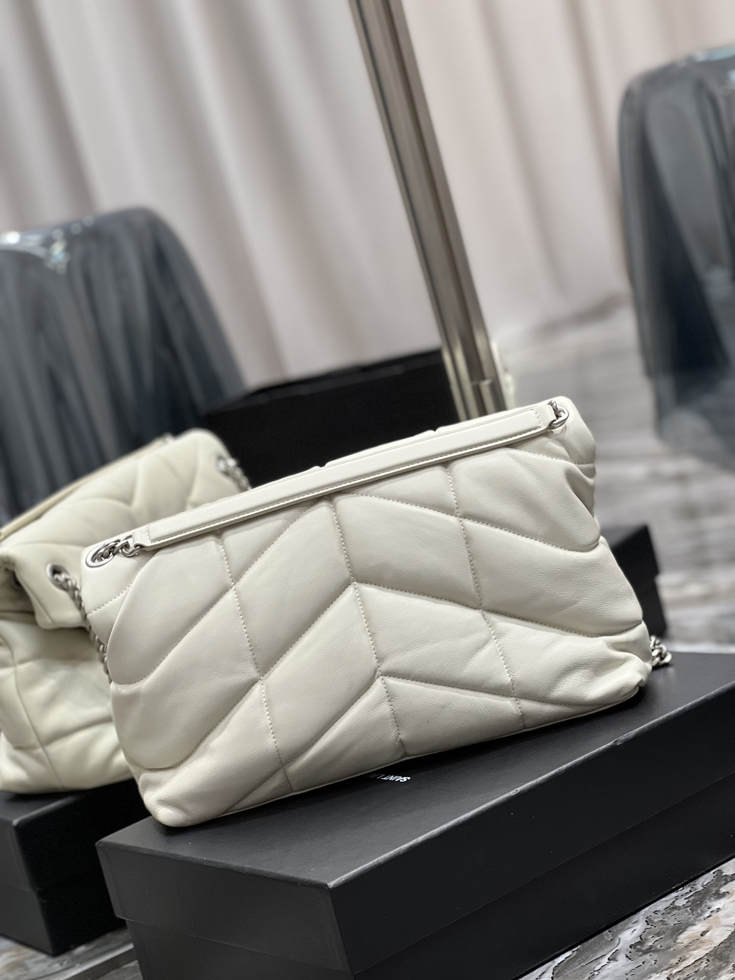 Y*L loulou puffer-lambskin leather