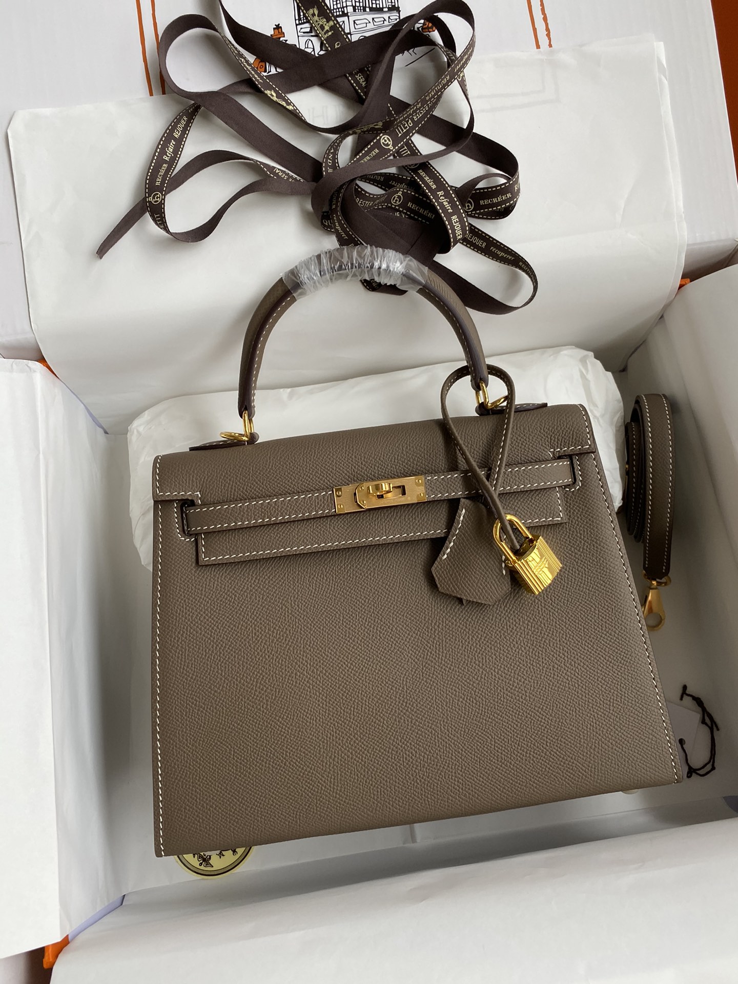 H**mes kelly-epsom leather-25cm