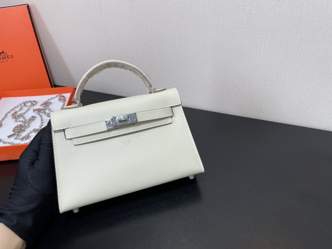H**mes kelly-gold&silver hardware-19cm