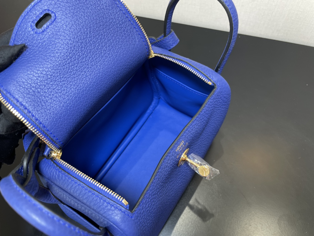 H**mes lindy 19-togo leather-19cm