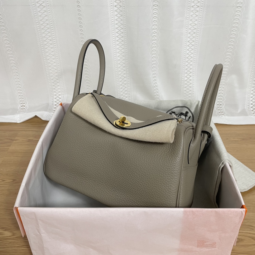 H**mes lindy-tc leather-26&30cm