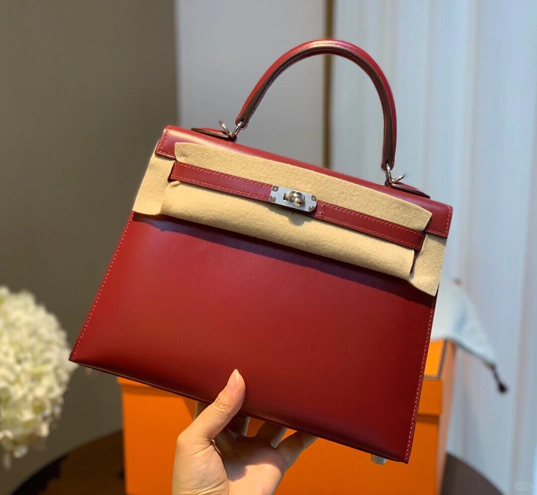 Hermes Kelly 25CM-Box Leather