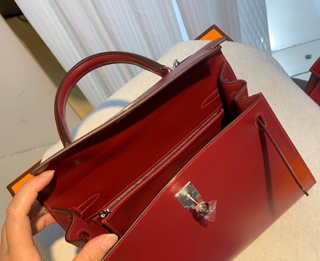 Hermes Kelly 25CM-Box Leather