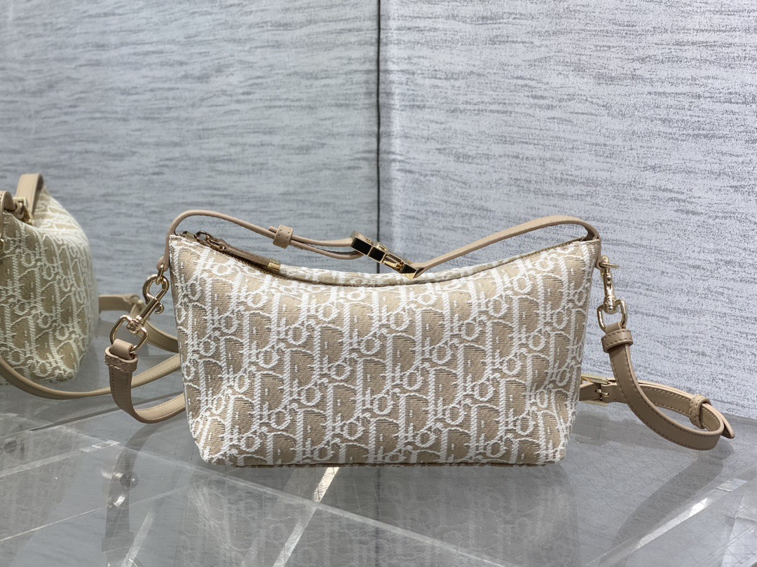 Medium DiorTravel Nomad Pouch Blue Dior-22*13*9.5CM