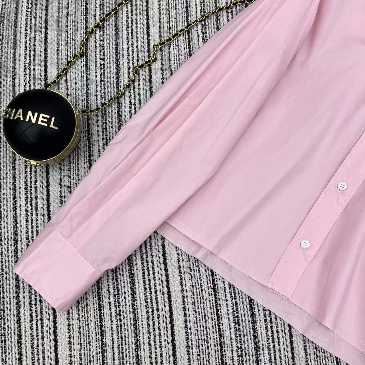 MiuMiu Pink Poplin Shirt
