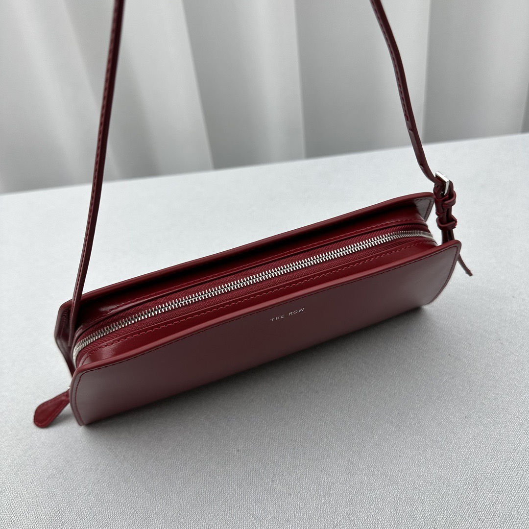 The Row Calfskin Dalia Baguette Bag-27*24*5CM
