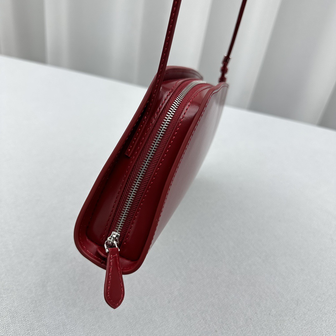 The Row Calfskin Dalia Baguette Bag-27*24*5CM