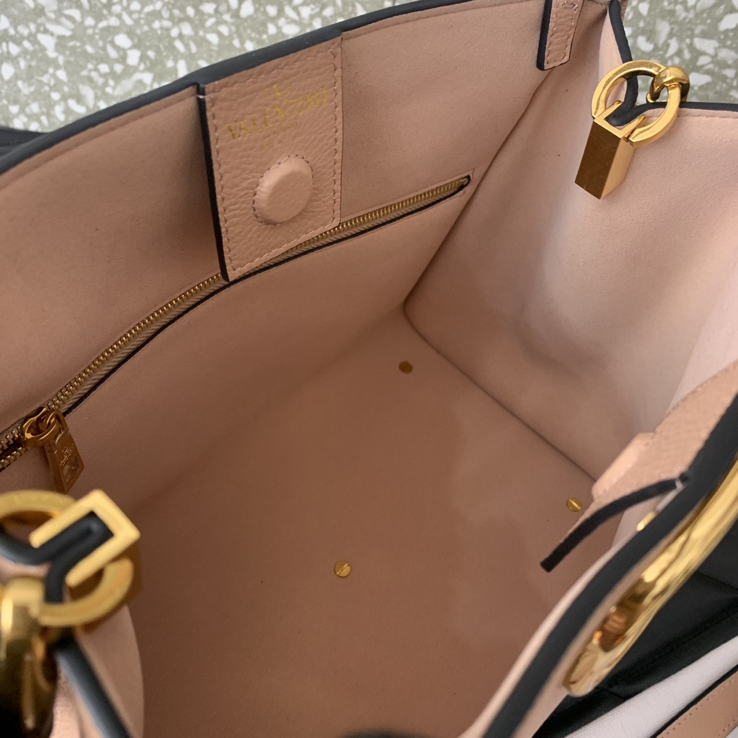 Valentino Garavani Alltime Small Handbag In Grainy -26*21*17CM