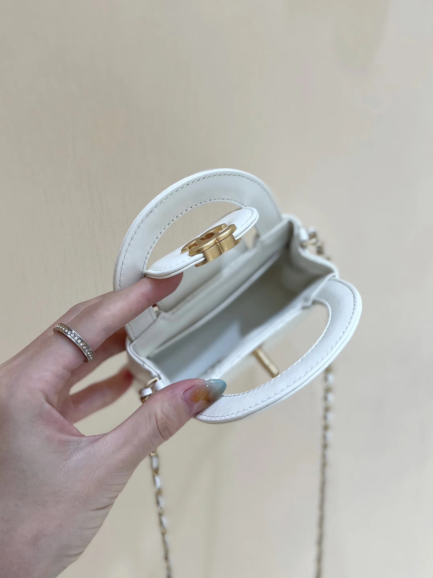 Ch@Nel Kelly Chain Bag-8.3*12.5*4CM