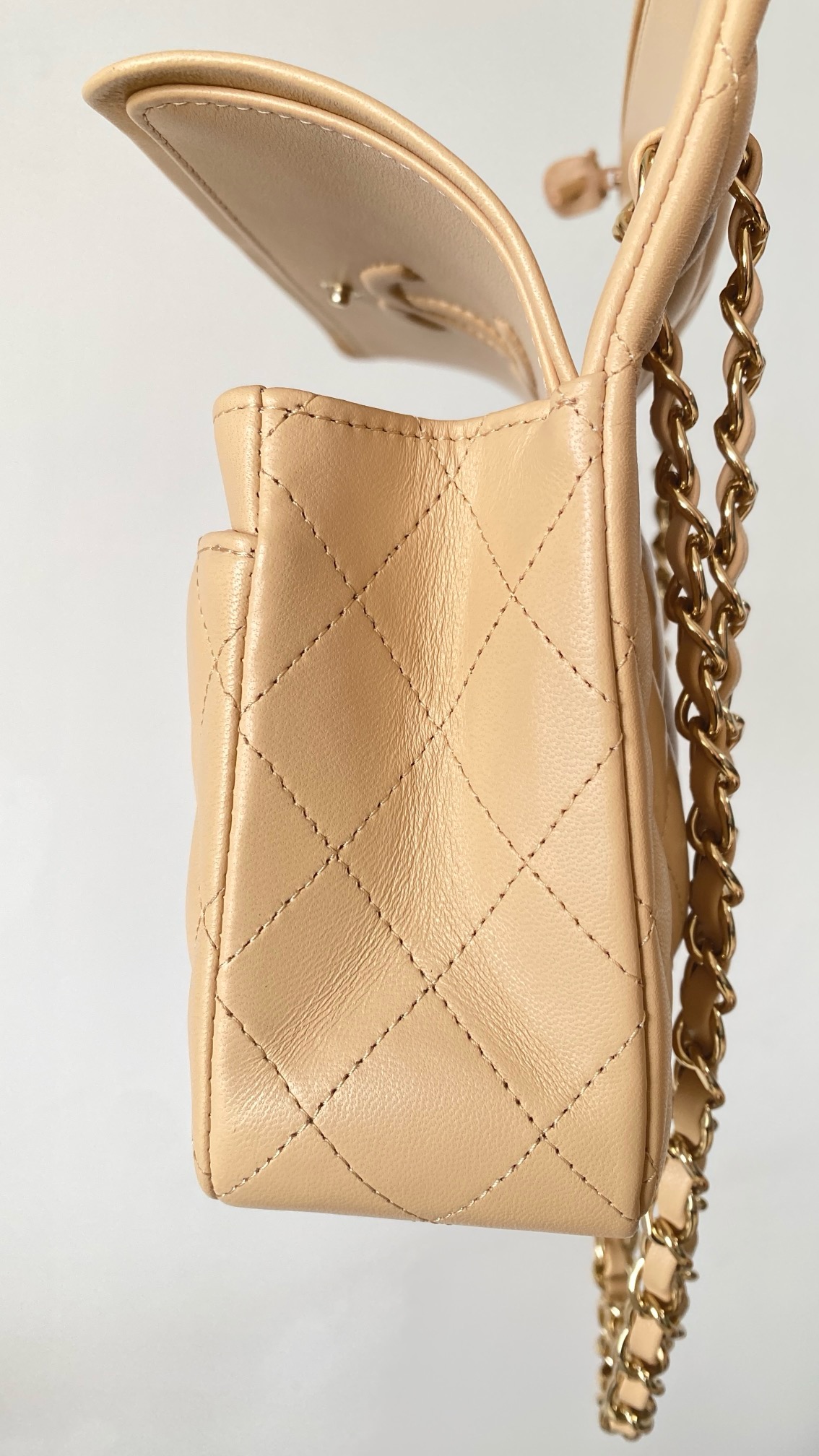 Ch@nel Flap Bag-Caviar-23CM