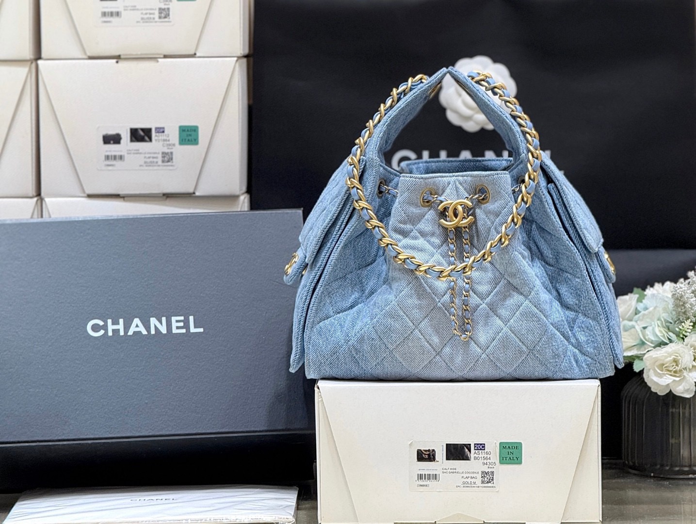 Ch@nel Bag--30*26*14CM