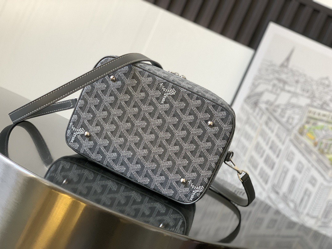Goyard Goyardine Muse Vanity Case - Grey Cosmetic Bags-16*14*20CM