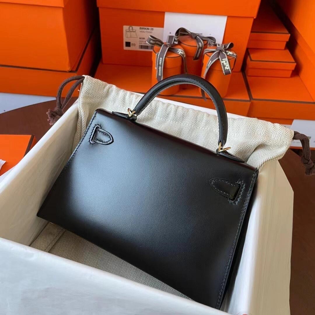 Hermès Mini Kelly With Box Leather