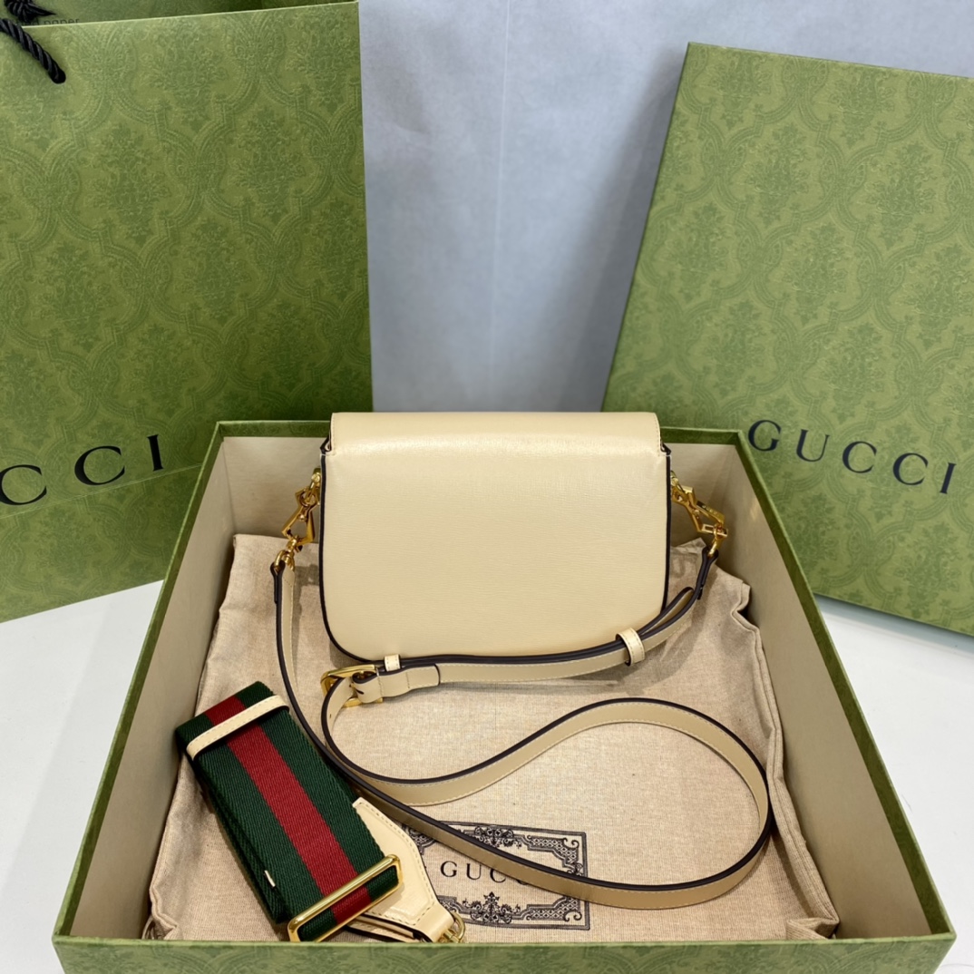 G*u*i 1955 horsebit shoulder bag-20.6*14.4*5.1cm