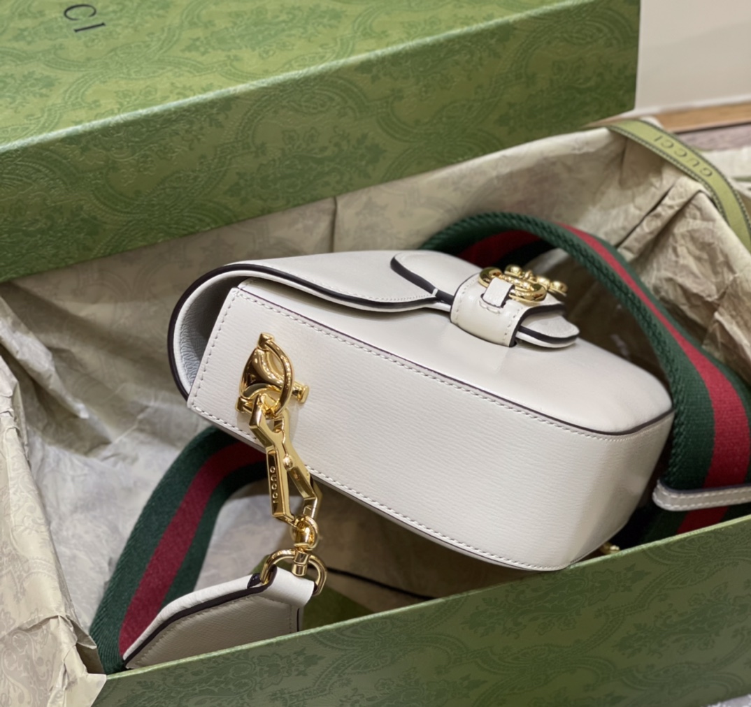 G*u*i 1955 horsebit shoulder bag-20.6*14.4*5.1cm