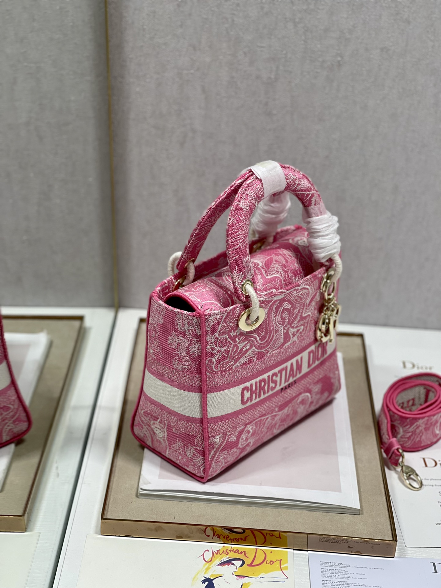 lady D*or handle bag-24cm