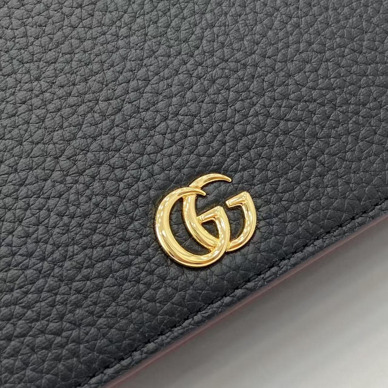Gucci Wallet On Chain In Black Leather-20*12.5*4CM